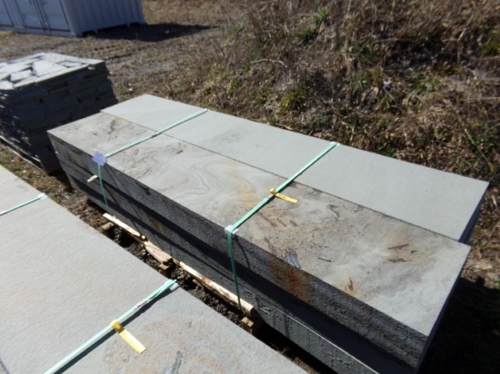 (6) Fancy Cut Thermaled Edge Steps, 96'' x 16'' x 6'', Very Expensive, Sold