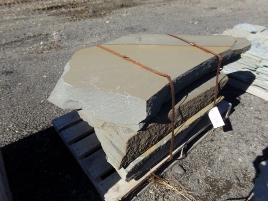 (3) Large Natural Stepping Stones, 3' x 4' x 8'', Sold by the Pallet