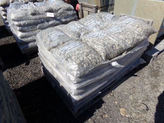 (56) Bags-Decorative Stone-#2 Size, .5 Cu Yd Per Bag-Sold by the Pallet