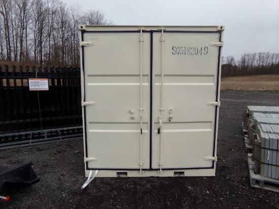 New 12' Storage Container with Side Door and Window, Cont. #SQ518Z049