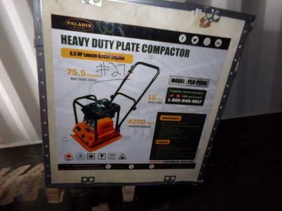 New Paladin Plate Compactor With Gas Engine