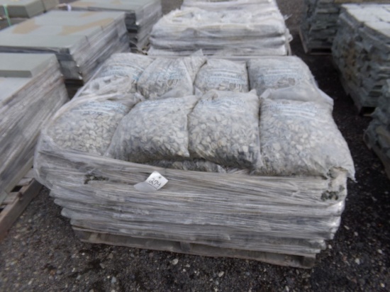 (56) Bags of Decorative Gravel-#2-.5 Cu. Yd. Per Bag, Sold by the Pallet
