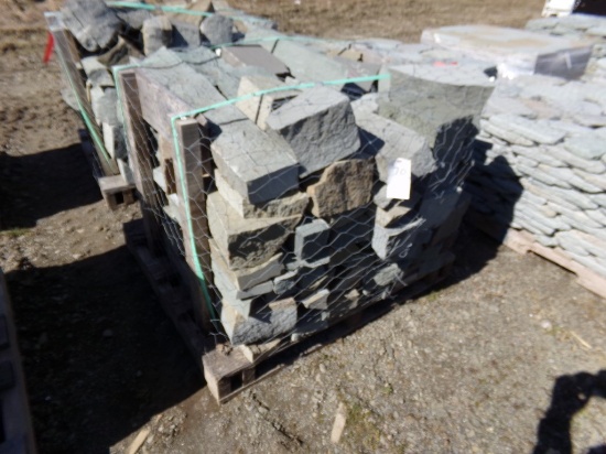 Pallet of 6''-8''-Heavy Curbing, Snapped Edge, Sold by Pallet