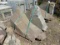 (2) Triangular Sign Boulders, Sold by the Pallet