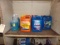 Contents of Upper Shelf, 8 Gallon Antifreeze and 2 Gallons Washer Fluid
