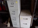 (2) File Cabinets, (1) 4 Drawer, (1) 2 Drawer