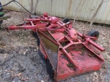 14' Trail Brush Mower, Red, Lift Works, Missing PTO Shaft to Tractor