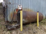 Approx. 500 Gallon Diesel Skid Bulk Tank and 110 Volt Pump (Not Tested) 42'