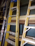 8' Fiberglass Step Ladder (Yellow)