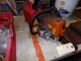 Stihl MS250C Chain Saw, Chains, Gas Can With Gas. Saw Has Poor Compression