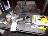 Group of Air Tools-(4) 1/2'' Impact Wrnches, (2) Air Chistles, 3/8 Ratchet