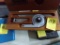 Precision Protractor, Starrett C359 with Wood Case & Box