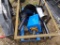 New Agrotk Heavy Duty Skid Steer Auger w/(2) Bits - 12'' and 18'', Blue