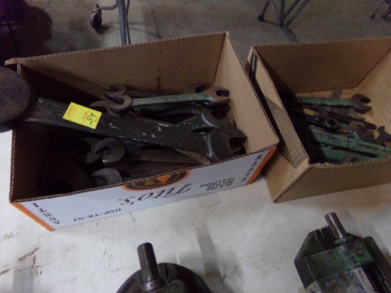 (2) Boxes of Machine Tool Wrenches, Various Sizes