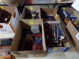 (4) Boxes Misc. Machinist Tools, Reamers, Pins, Drills, Box Tools, Locator