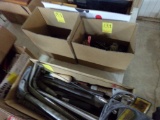 (2) Boxes of Combination Square Parts and Parallel Clamps