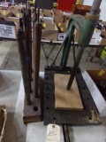 Hand Tapping Machine With (8) Arbors, w/ 12''x18'' Cast Iron Base