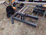 New Heavy Duty Skid Steer Auger w/(2) Bits - 12'' and 18''