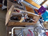 Homemade Carpenters Toolbox w/ Cords, Drill, Dremel & Misc.
