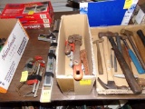 Box w/Pipe Wrenches, Tubing Cutters, Plumbing Tools
