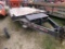 1985 Custom Tandem Axle Deck Over Trailer with Drop Down Ramps, Tongue Tool