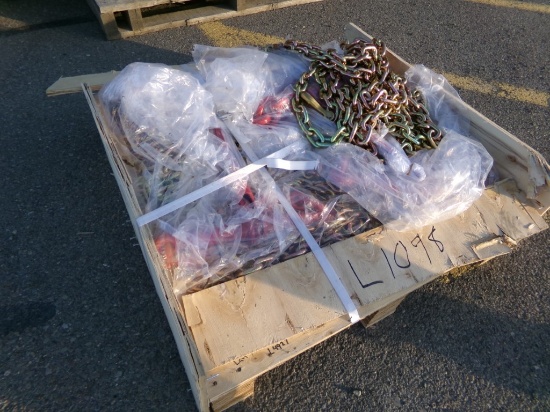 Pallet Of Load Chains & Binders, New, (4927)