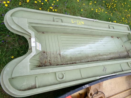 Green, Poly, Fishing Boat, Needs Patched In Front (5828)- NO PAPERWORK / BO