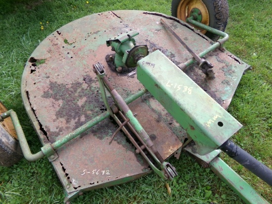 JD 5' Rotary Mower W14795, Rough Condition  (4419)