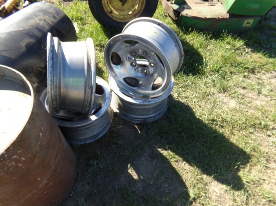 (4) Chrome Ford Truck Wheels (6239)