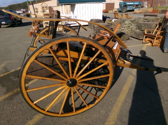 Meadow Brook Horse Drawn Cart with Harness, Very Nice Condition (5835)