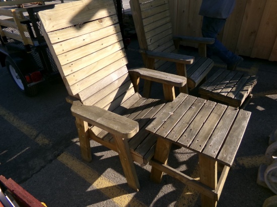 Adirondack Chair and Table  (5475)