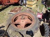 (3) Tractor Rims & Tires  (6653)