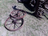 (2) 14''  Antique Wire Wheels (6012)