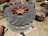 (4) Spoked Rims w/Tires  (6651)