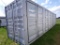 New, 40' Storage Container, 4-Dbl.Side Doors, 1-Dbl. Rear Door, Used 1 Trip