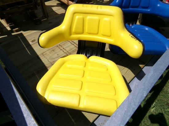 New Yellow Adj. Tractor Seat (4457)