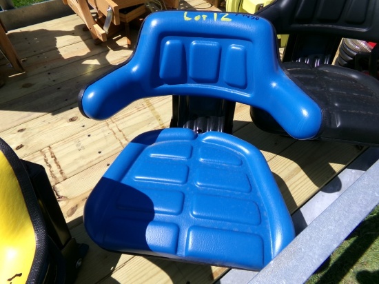 New Blue  Adj. Tractor Seat (4458)