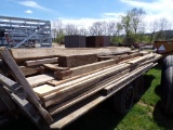 Group of Mixed Rough Cut Lumber, Some is Hardwood and Some is Blocking (510