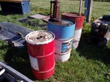 (3) Barrels, (2) Are 55 Gal. with Pumps, (1) is 35 Gal. (6208)
