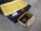 Tote and Box with Black and Yellow, Contents (2772)