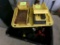 Tote with Paintball Gear and (2) Tonka Trucks (2823)