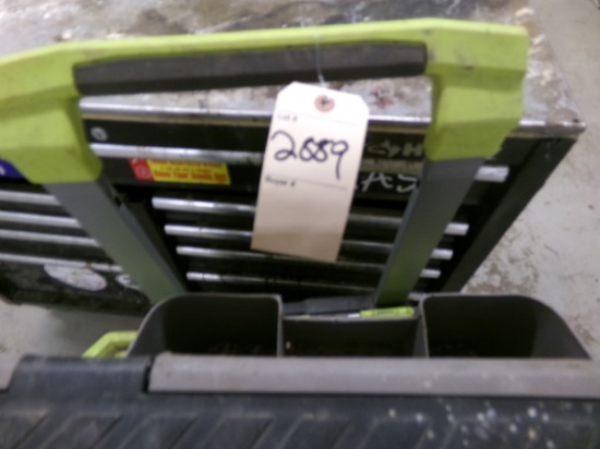 Ryobi stockable Tool Box on Hand Truck Tool Seat (2889)