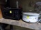 Sharp Carousel Microwave and a Crockpot (Parts Room)