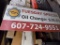 Tuesday Special Oil Change Sign (Upper Level Upstairs)