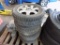 (4) Aluminum 16'' Wheels from a Jaguar X Type with Bridgestone Tires (Shop