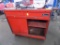 Snap On Red Rolling Too Cart, 2 Drawers, 2 Door Cabinet Underneath