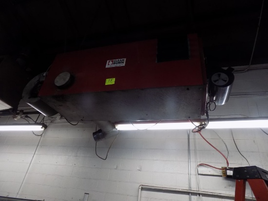 Clean Burn Waste Oil Furnace, Model CB-2500 Suspended From Ceiling, Current
