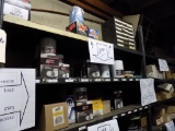 Contents of Top 3 Shelves of Black Shelving, 3rd Section Includes: Oil Filt
