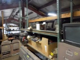 4 Tier Tire Rack Converted to Storage Shelves with Contents, Includes: Misc