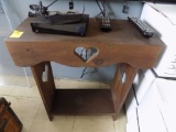 Small Table with Heart Cut Out (Shop Area)